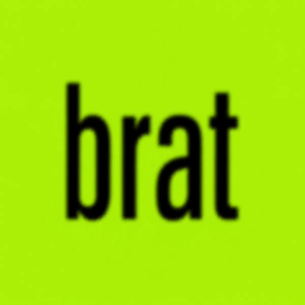 Brat Font generator example: "brat"