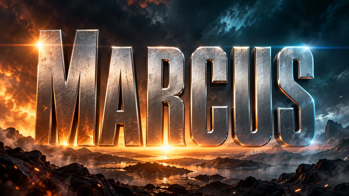 "Marcus" rendered with the Movie Title