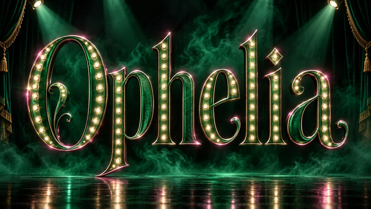 Wicked Font generator example: "Ophelia"